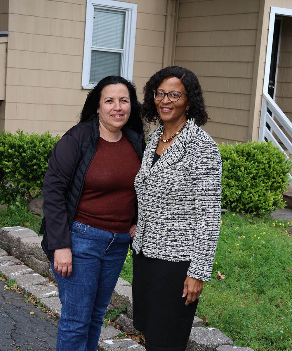 Ms. Evelia Chairez and Pastor Marlyn Bussey