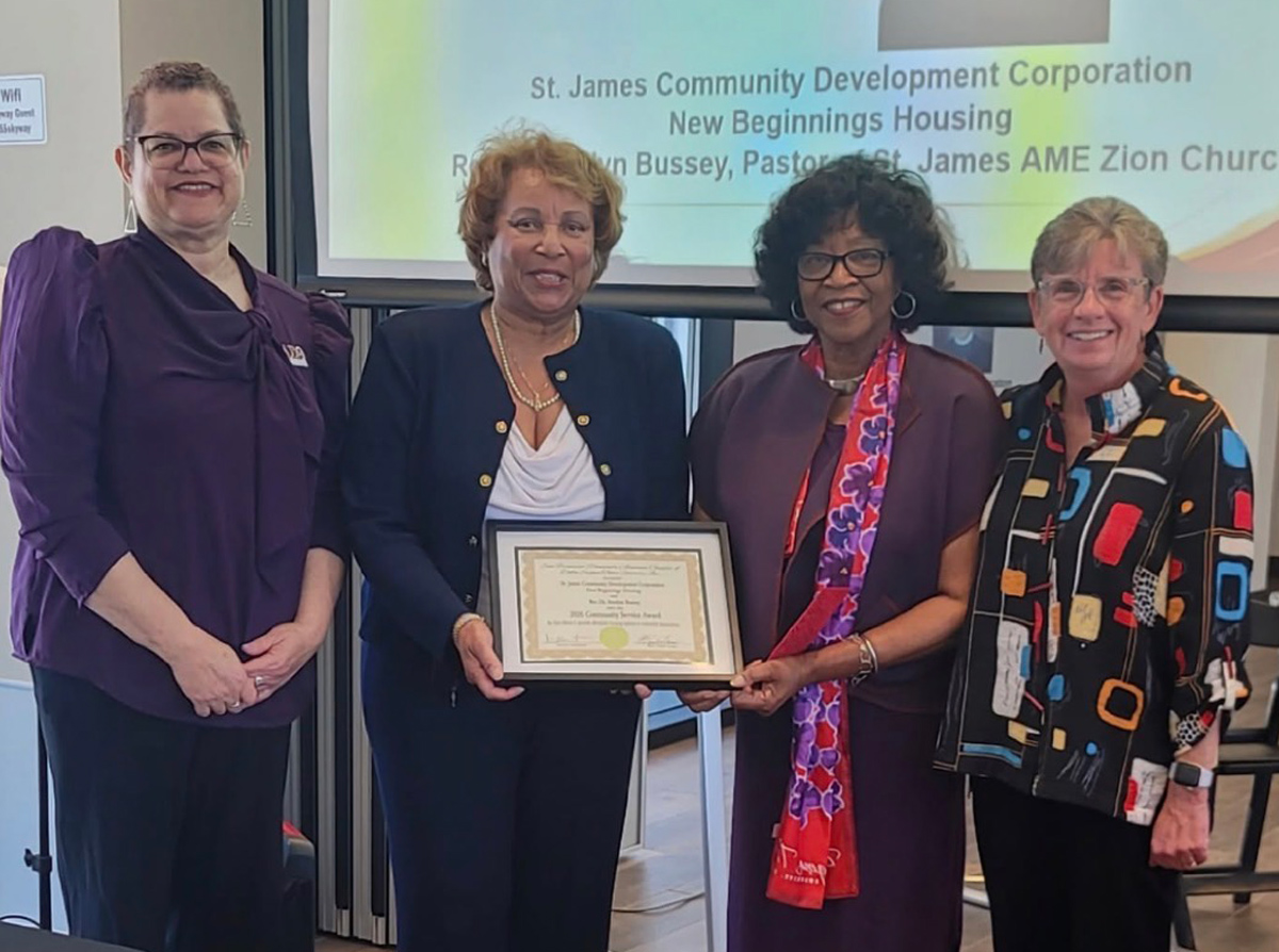 Photo of CDC receiving an award